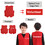TOPTIE Custom Kid Vest Personalized Party Costume Vest Activity Waistcoat Add Your Logo