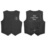 TOPTIE Custom Kid Vest Personalized Volunteer Activity Waistcoat Logo Printed Party Costume Vests