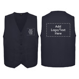 TOPTIE Custom Work Uniform Unisex Vest