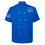 TOPTIE Custom Royal Blue Short Sleeve Chef Coat Personalized Printed Your Text Logo