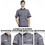 TOPTIE Custom Short Sleeve Chef Coat Jacket Logo Printed Men Women Cook Uniform
