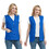 TOPTIE Custom Volunteer Work Vest Supermarket Apron Vests Printed Your Text Logo - Blue Vest