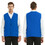 TOPTIE Custom Volunteer Work Vest Supermarket Apron Vests Printed Your Text Logo - Blue Vest