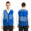 TOPTIE Custom Adult Mesh Vest Zipper Supermarket Team Volunteer Uniform Vest