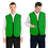 TOPTIE Custom Supermarket Uniform Vest Zipper Volunteers Event Vest Add Your Logo