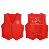TOPTIE Custom Kid Vest Volunteer Activity Waistcoat Party Costume Vests
