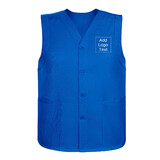 TopTie Custom Embroidered Unisex Work Vest for Supermarket Activity Clerk Volunteer Vest
