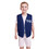 TOPTIE Custom No-Button Kid Vest for Child Volunteer Activities and Logo Imprint Party Costumes