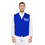 TOPTIE Custom Cotton Button Up Vest, Unisex Workwear for Supermarket Clerks Volunteers Waiter Uniform