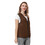 TOPTIE Custom Volunteer Zipper Workwear Vest Printed Embroidered Activity Sleeveless Lightweight Unlined Vest No Pockets