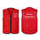 TOPTIE Custom Kids Volunteer Activity Vest Printed Embroidered Unisex Event Vest with 2 Pockets