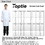 TOPTIE Custom Embroidered Lab Coat Professional Doctor Uniform Unisex White Laboratory Coat