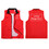 TOPTIE Custom Supermarket Uniform Vest Zipper Volunteer Workwear Vest Activity Sleeveless Mesh Lining Vest