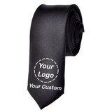 TOPTIE Custom Photo Neck Tie Print Handmade Solid Skinny Neckties with Logo 2
