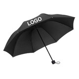 Folding Compact Manual Umbrella, 42" Light Weight UV Protection Umbrellas