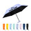 TOPTIE Custom Mini Travel Umbrella, Add Your Name Logo on Compact Umbrella for Sun & Rain - Purple