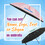 TOPTIE Custom Auto Inverted Umbrella, Logo Printed Windproof Travel Umbrella with Reflective Stripe