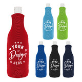 Aspire Custom Neoprene Beer Bottle Cooler Sleeves, Soft Insulated Reusable 12oz Zipped-up Bottle Jacket for Wedding and Party, Personalized Sublimation, Heat Transfer Printing and Screen Printing