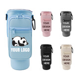 Aspire Custom Water Bottle Carrier Bag with Phone Pocket for 40oz Tumbler, Personalized Neoprene Cup Accessories
