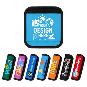Aspire Custom Luggage Handle Wrap, Personalized Neoprene Suitcase Tag Marker Identifiers Travel Accessories