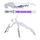Personalized Double Hinged Waiters Corkscrews Customized Wine Bottle Opener Bar Accessories Great for Party