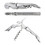 Aspire Personalized Laser Engrave Stainless Steel Corkscrew All-in-One Waiter Wine Bottle Opener Perfect Bar Beer Tool