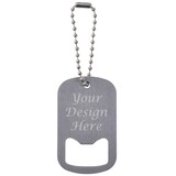 Aspire Custom Dog Tag Bottle Opener Stainless Steel Beer Can Opener Key Tag Bar Tool Accessories