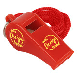GOGO Custom Plastic Sports Whistles with Lanyard Loud Crisp Sound Whistle for Coaches Referees