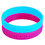 GOGO Personalized Embossed Silicone Bracelets, Adult Rubber Wrist Bands with Your Logo - Black