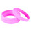 GOGO Personalized Embossed Silicone Bracelets, Adult Rubber Wrist Bands with Your Logo - Black