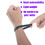 GOGO Custom Printed Silicone Bracelet, Classic Toddler Rubber Wristband with Logo - Black