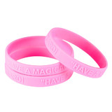 Personalized Embossed Silicone Bracelets, Rubber Wrist Bands With Your LOGO, Great For Events
