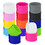 GOGO Personalized Silicone Slap Bracelets, Soft Rubber Wristband for Party Favors - Black