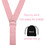 Muka Custom Yoga Stretch Strap, Personalized Cotton Black 6FT Belt with Adjustable D-Ring Buckle