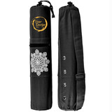 Muka Personalized Yoga Mat Bag, Custom Cotton Yoga Mat Carrier Gym Exercise Mat Storage Holder