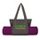 Muka Custom Yoga Mat Bag Grey, Shoulder Tote Bag with Mat Carrier Pocket for Yoga, Pilates, Travel, Gym