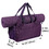 Muka Custom Gym Bag with Yoga Mat Holder Large Capacity, Waterproof Duffel Bag Yoga Mat Carrier - Black