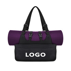 Muka Custom Gym Bag with Yoga Mat Holder Large Capacity, Waterproof Duffel Bag Yoga Mat Carrier Printing