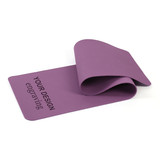 Muka Customized Yoga Mat Engraving Logo, TPE Yoga Mats Non Slip for Gym Exercise Workout Equipmetn