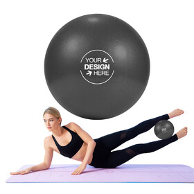 Muka Custom Pilates Ball Mini Exercise Ball, Personalized Yoga Ball 9 Inch for Stability Balance Barre Core Stretching