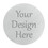 Custom Stainless Steel Round Coaster 4 Inches, Laser Engraved Personalized Coasters for Drinks, Industrial Style Coasters