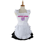 Aspire Customized Maid Cotton Apron for Women Kitchen Cooking Aprons for Cosplay Halloween