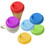 TOPTIE Custom Silicone Coffee Cup Lids, Reusable Anti-dust Mug Cover, Food Grade Drinking Cup Lids