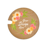 TOPTIE Personalized TOPTIE Bamboo Cup Cover, Wooden Cup Lid, Coffee Mug Lid, Environmental Tea Cup Cover, Drink Cup Lid