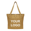 Custom Tote Shoulder Bag with Pocket, Design Your Soft Canvas Handbag for Shopping, Work