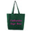 TOPTIE Custom Embroidery Canvas Shoulder Bag with Two Side Pockets, Durable Large Shopping Bags, Add Your Logo on Bag