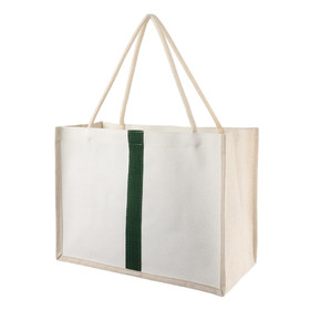 TOPTIE White Blank Tote Bag with Handle, Beach Bag Fashion Canvas Jute Handbag, Gift Bag Party Favors
