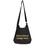 TOPTIE Custom Embroidery Black Canvas Hobo Tote Bag with Logo, Personalized Crossbody Bag with Adjustable Shoulder Strap