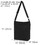 TOPTIE Custom Black Canvas Hobo Tote Bag with Logo, Personalized Crossbody Bag Large Shoulder Bag