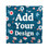 TOPTIE Custom Square Scarf 27x27 Inch Full Printing, Design Picture / Text Satin Hair Wrap for Sleep
